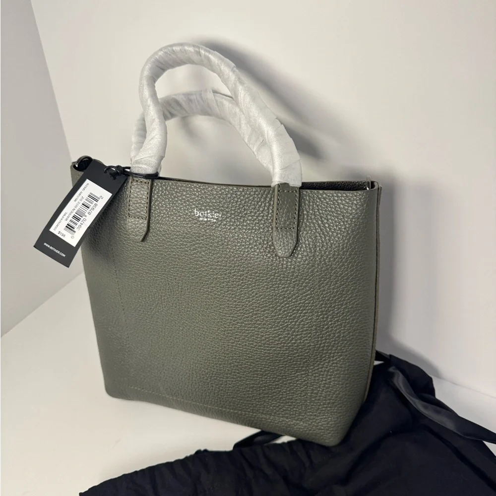 BOTKIER NEW YORK Warren Bite Size Leather Tote NWT